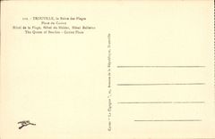 Trouville - the Queen of the Beaches - Place of Casino CPA