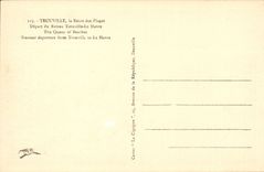 Trouville - the Queen of the Beaches - Departure of the Trouville Boat - Steamer - Steamer - Le Havre CPA