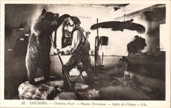 Lourdes - the Castle Fort - Room of the Bear - Pyrenean Museum - CPA