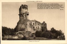 Auvergne CPA Castle of Tournoel