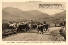 Route thermal of Auvergne CPA Of the Mount Gilds has Saint Nectary Landscape of the hameeau of Bressouleille