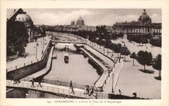 Strasbourg CPA the island and the place of the Republic