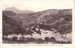 CPA View of the Old man Royat and Puy de Dome