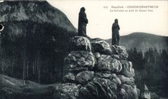 Dauphine CPA grosses Chartreuse das Martyrium mit dem Fuss des grossen Som