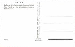 CPSM Arles Gatter der Kathedrale Str Trophime (12)