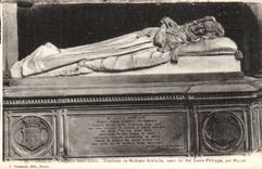 Dreux - Vault Saint Louis - Tomb of Mrs Adelaide soer of King Louis Philippe by Millet - CPA