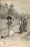 CPA Illustrateur Retour de Paris 