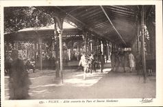 Vichy - Allee couverte du Parc et Source Mesdames - CPA 