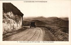 Route Aotomobile de Puy de Dome - Sight on the Craters - Picturesque Auvergne - CPA