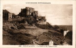 Royat les Bains - the Paradise seen of the Church fortifiee - CPA