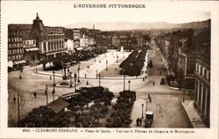 Clermont Ferrand - Place of Jaude - Sight on the Plate of Gergovia Montrognon - CPA