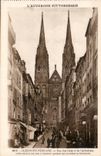 Clermont Ferrand - Street of the Fats and the Cathedral - CPA