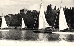 Thonon les Bains - Edges of the Lake Leman and the Hotel of the Baths - CPA