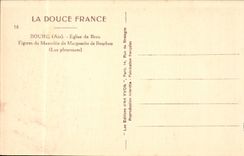 Borough - Church of Husks - Figures of the Mausoleum of Marguerite de Boubon - CPA