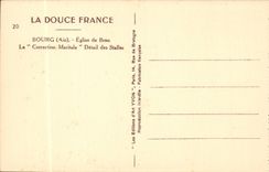 Borough - Church of Husks - Marital Correction Details of the Stalls - CPA