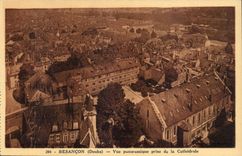 Besancon - Panoramic View taken Cathedral - CPA