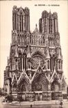 Reims - the Cathedral - CPA