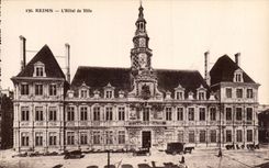 Reims - the Town hall - CPA