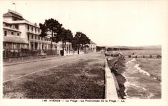 Hyeres - der Strand des Wegs des Strandes - CPA