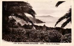 Giens - Vue sur l'ile de Ribaud - CPA 