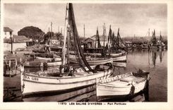 Die salzigen von Hyeres - Porthau CPA mit einem Gatter versehen