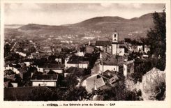 Hyeres Palmen - genommenes Schloss CPA ansehen