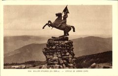 Balloon Of Alsace - Statue of Jeanne d' Arc CPA