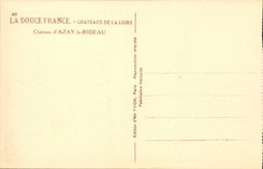 CPA Chateau d'Azay le rideau