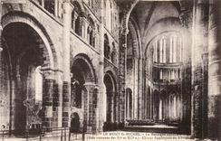 Mont Saint Michel - the Abbey Basilica - the CPA