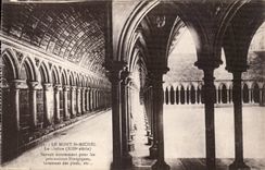 Mont Saint Michel - the Cloister - the CPA