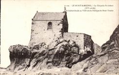 Mont Saint Michel - La Chapelle Saint Aubert - the CPA