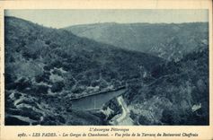 Auvergne CPA Insipid throats of Chambonnet Seen from of the terrace of the Chaffraix restaurant