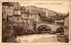 Auvergne Thiers the bridge of Seychalles