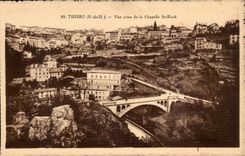 Auvergne Thiers Seen from of the vault St Roch