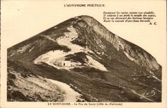 The Mount Gilds - Puy de Sancy alt 1886 - CPA