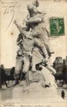 Paris 1 - Statue - Quand Meme de Mercie CPA 