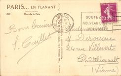 Paris 2 - Street of Peace CPA