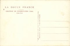 Pierrefonds - das Schloss - Ostkuste - weiches Frankreich CPA