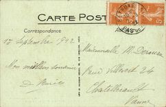 Bethune - Panoramic View before and after the War - - CPA