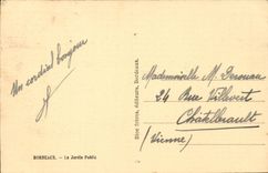 Bordeaux - the Public garden - CPA