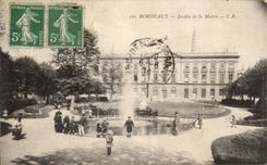 Bordeaux - Garden of the Town hall - CPA
