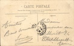 Bordeaux - the gantry of the Town hall - CPA