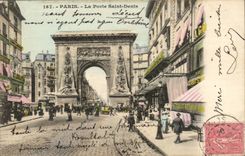 Paris 10 - The Gate Saint Denis - CPA