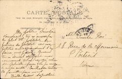 Paris - 1 - La Sainte Chapelle - chien - dog CPA 