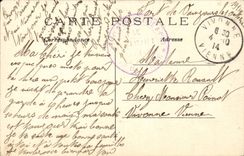 Paris - 1 - La Bourse du Travail - Rue du Chateau D'eau CPA 