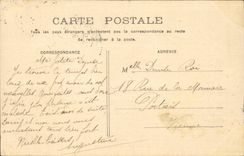 Paris - 1 - Cour du Louvre CPA 