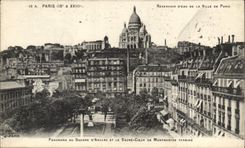 Paris - 9 - Water tank of the City Panorama ddu public garden of Antwerp Crowns Heart - CPA