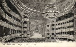 Paris 8 - The Opera - Interior - CPA