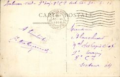 Paris 7 Trocadero seen under the Eiffel Tower - CPA