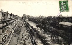 Paris - 1 - La Rue de Rivoli CPA 